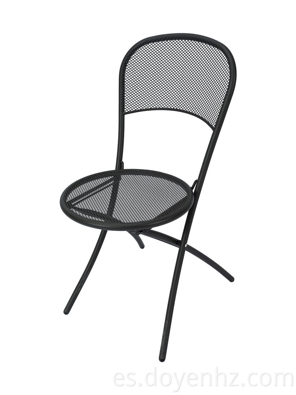 Outdoor Metal Mesh Folding Chair